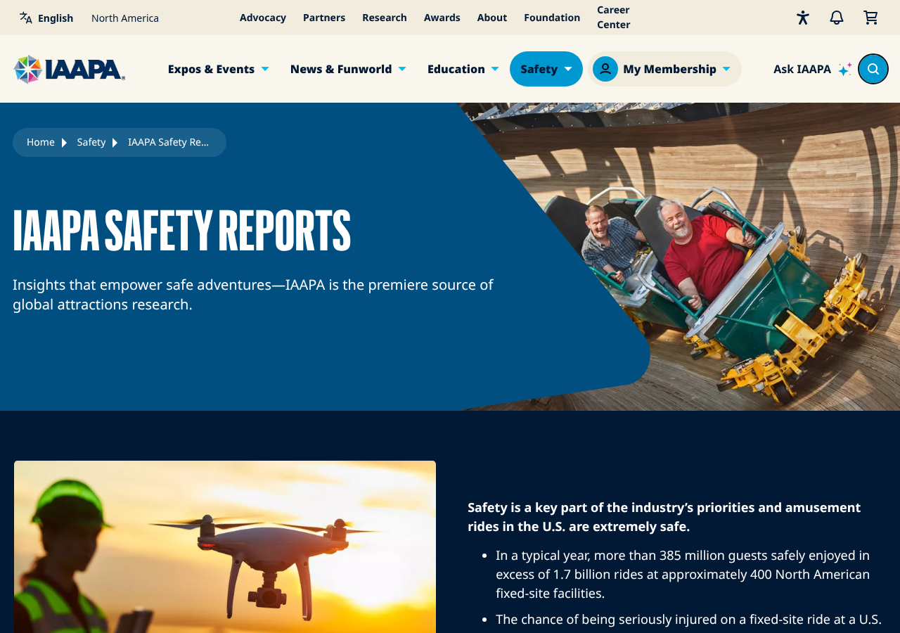 IAAPA Annual Safety Reports page