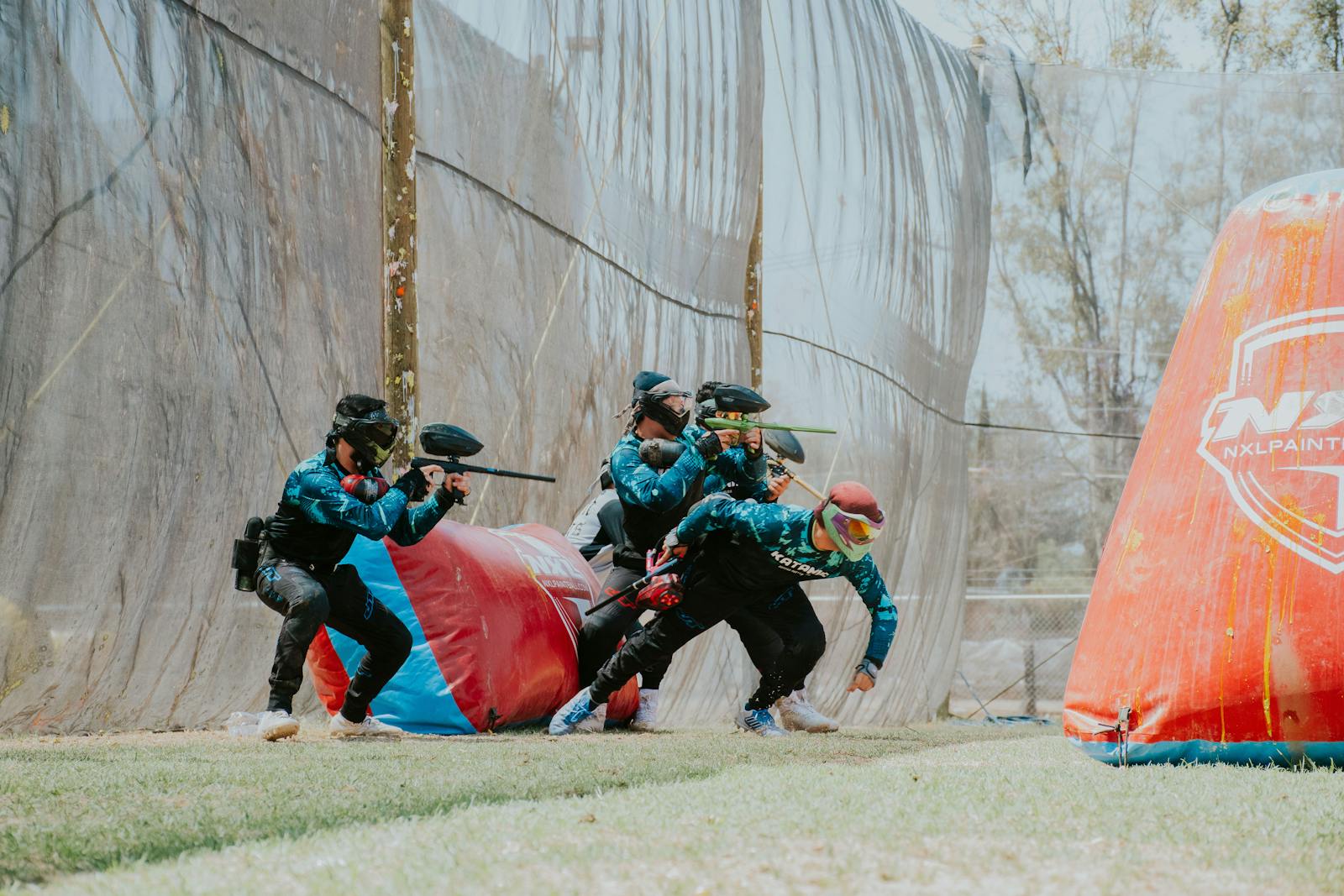 Paintball operator and broker on the field